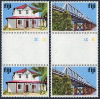 Fiji 414i,418i Gutter,MNH. 1990.Visitors' Bureau.Bridge - Fiji (1970-...)