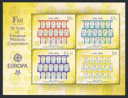 Fiji 1053a Sheet,MNH. 2005.European Philatelic Cooperation,.50th Ann.in 2006. - Fiji (1970-...)