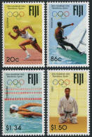 Fiji 665-668, MNH. Mi 660-663. Olympics Barcelona-1992. Running, Yachting, Judo, - Fiji (1970-...)