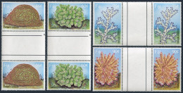 Fiji 607-610 Gutter, MNH. Michel 602-605. Corals 1989. - Fiji (1970-...)