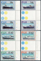 Fiji 661-664 Gutter, MNH. Michel 656-659. Inter-islands Shipping, 1992. - Fiji (1970-...)