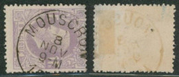 émission 1869 - N°36 Obl Simple Cercle "Mouscron". TB ! - 1869-1883 Leopold II