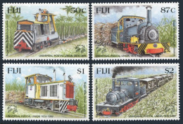 Fiji 863-866,MNH.Michel 894-897. UPU,125th Ann.1999.Sugar Mills Rolling Stock. - Fiji (1970-...)