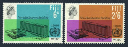 Fiji 224-225, MNH. Michel 196-197. WHO New Headquarters, 1966. - Fidji (1970-...)