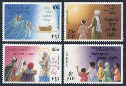 Fiji 633-636, MNH. Michel 628-631. Christmas 1990. Christmas Carols. - Fidji (1970-...)