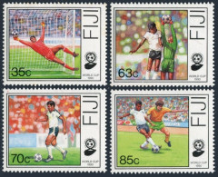 Fiji 611-614, MNH. Michel 606-609. 1989. World Soccer Cup Italy-1992. - Fidji (1970-...)