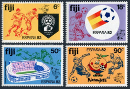 Fiji 466-469, MNH. Michel 460-463. World Soccer Cup Spain-1982. - Fiji (1970-...)