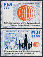 Fiji 674-675, MNH. Mi 673-674. Planned Parenthood Federation, 40th Ann. 1992. - Fiji (1970-...)
