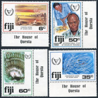 Fiji 438-441, MNH. Michel 432-435. Year Of The Disabled, 1981, Peacock, - Fiji (1970-...)