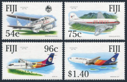 Fiji 653-656, MNH. Michel 648-651. Air Pacific, 40th Ann. 1991. Airplanes. - Fiji (1970-...)