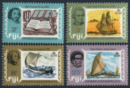 Fiji 293-296, MNH. Michel 265-268. Abel Tasman, James Cook, William Bligh, 1970. - Fiji (1970-...)