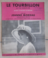 PARTITION LE TOURBILLON JEANNE MOREAU En 1962 - Scores & Partitions