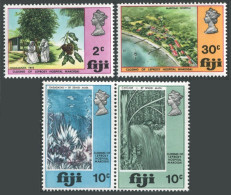 Fiji 289-292 Pair, MNH. Mi 261-264. Leprosy Hospital, 1970. Waterfalls, Tree. - Fidji (1970-...)