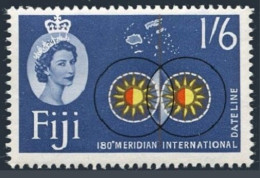 Fiji 183, MNH. Michel 161. 180th Meridian And International Dateline, 1962. Map. - Fidji (1970-...)