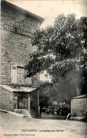 Poleymieux-au-Mont-D'Or Canton De Neuville-sur-Saône Restaurant Peytel Commerce Rhône 69250 Cpa Voyagée En 1909 B.Etat - Autres & Non Classés