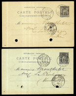 XIXe (Lot De 2) CPA Entier Postal Commercial, De 85 LUCON à M. MONTHULET La Roche-sur-Yon Vendée, Agriculture Moutarde - Lucon