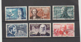 1955 N°1012 à 1017 Inventeurs Oblitérés (lot 236b) - Used Stamps