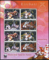 Kiribati 875-878, 878a, MNH. WWF 2005. Various Depictions Of Harlequin Shrimps. - Kiribati (1979-...)