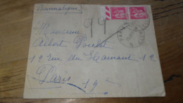 Enveloppe PNEUMATIQUE, Paris 1937 ............BOITE1.......... 519 - 1921-1960: Modern Period