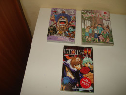 C57 (21) / Lot 3 Mangas NEUF -  One Piece - Mixim 11 - Nanja Monja - Mangas Versione Francese