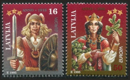 Latvia 407-408, MNH. Michel 414-415. EUROPA CEPT-1995. Peace And Freedom. - Lettland