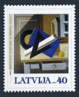 Latvia 584,MNH.Still Life With Triangle,by Romans Suta,1896-1944,2004. - Lettland