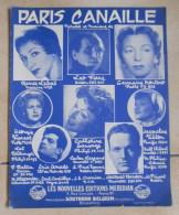 PARTITION PARIS CANAILLE RENEE LEBAS LEO FERRE GERMAINE MONTARO En 1953 - Scores & Partitions