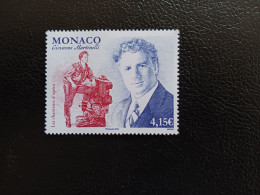 Monaco 2024 Opera Singer Giovanni MARTINELLI Italy 1885 1969 Tenor Ernani 1v Mnh - Unused Stamps