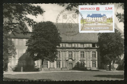 MONACO (2021) Carte Maximum Card - Château D'Effiat - Site Historique Grimaldi De Monaco, Blason, Coat Of Arms, Escudo - Maximumkarten (MC)