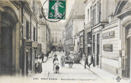 CPA. [75] > TOUT PARIS > N° 2031 - Rue Charlot Et L'église - (IIIe Arrt.) - 1908 - TBE - Arrondissement: 03