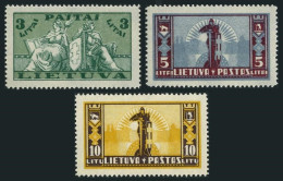 Lithuania 293-295,MNH.Michel 400-402. Allegory,Knight,1934. - Litauen