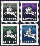 Lithuania 411-418,MNH.Michel 491-494. White Knight Vytis,1992. - Lituanie