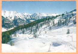 Ppgf/ CPSM Grand Format - HAUTES ALPES - VALLÉE DE LA GUISANE - CHANTEMERLE - PISTES DE SKI L'ORÉE DU BOIS ET LA ROUGE - Autres & Non Classés