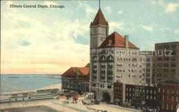 72081898 Chicago_Illinois Illinois Central Depot - Andere & Zonder Classificatie