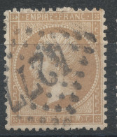 Lot N°83445   Variété/n°21, Oblitéré GC 4277 LA VILLETTE(60), Indice 2, Tache Blanche 10C - 1862 Napoléon III