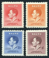 Nauru 35-38, MNH. Michel 33-36. Coronation 1937: King George VI. - Nauru