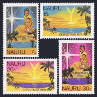 Nauru 184-187 Sheets,MNH.Michel 181-184 Bogens. Christmas 1978.Angel. - Nauru