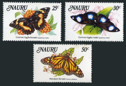 Nauru 297-299, MNH. Michel 284-286. Butterflies 1984. - Nauru