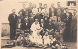 Bride & Groom , Wedding , Marriage , Mariage , Hochzeit In Novska Croatia 1937 - Matrimonios