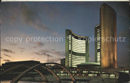 72077858 Toronto Canada New City Hall Illuminated Skyscraper  - Unclassified
