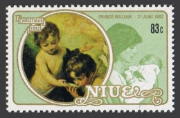 Niue 362,MNH. Michel 479. Christmas 1982. Princess Diana Holding Prince William. - Niue