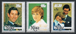 Niue B52-B54,B55,MNH.Mi 442-444,Bl.50. Year Of Disabled IYD-1981.Charles,Diana. - Niue