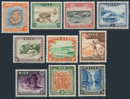 Niue 94-103, MNH. Mi 75-84. Map,Ship Resolution, Alofi Landing, Arch,Cave Makefu - Niue