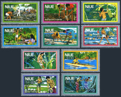 Niue 222-231, MNH. Mi 178-187. Works On Plantations; Shell Fish Gathering, 1978. - Niue