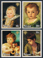 Niue 237-240,240a, MNH. Mi 238-241, Bl.15. IYC-1979. Hals, Goya, Titian, Murillo - Niue