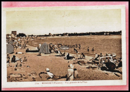 29 - BENODET -- Vue Générale De La Plage ---animé ---cpsm Pf - Bénodet