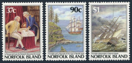 Norfolk 427-432-434 Set Issued 12.08.1987, MNH. Commission Of Gov.Phillip Gidley - Norfolk Island