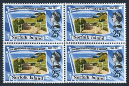 Norfolk 218 Block/4, MNH. Michel 201. QE II Reign Silver Jubilee Of Reign, 1977. - Isla Norfolk