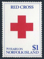 Norfolk 461, MNH. Michel 466. National Red Cross, 75th Ann. 1989.  - Norfolk Eiland