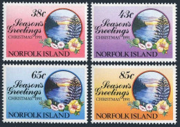 Norfolk 510-513, MNH. Michel 512-515. Christmas 1991. Season's Greetings. - Norfolk Eiland